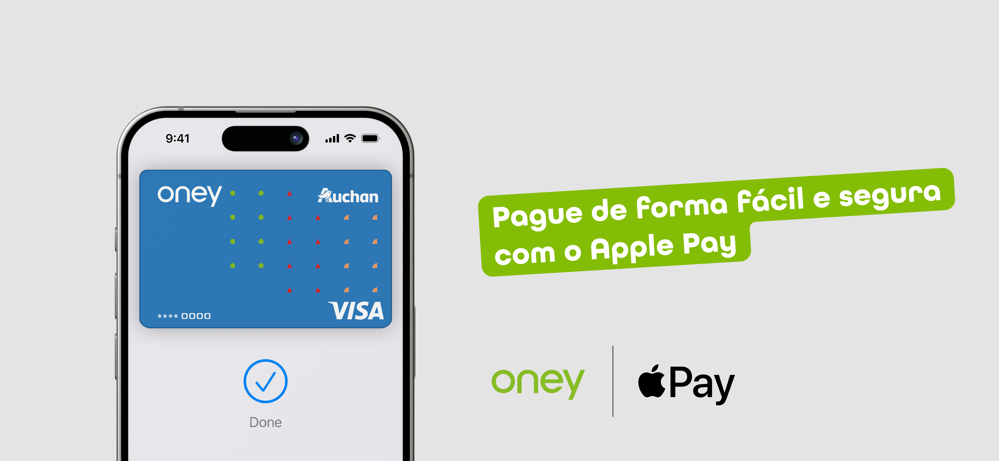 Pagar com o Cartão Oney Auchan+ tornou-se mais fácil com o Apple Pay