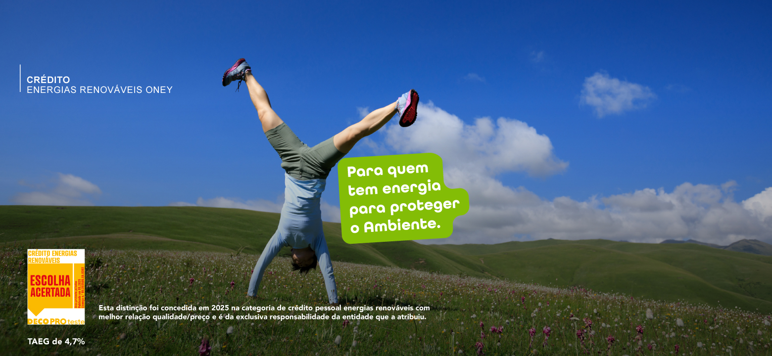 Crédito Energias Renováveis Oney